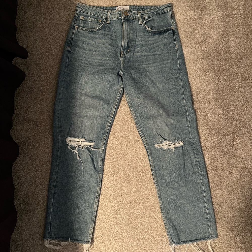 Light wash zara jeans